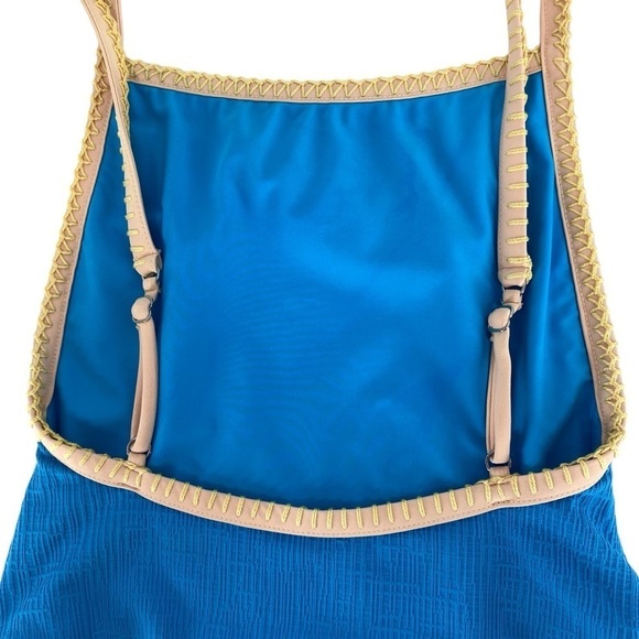 ELLEJAY Natalia Women's Blue One Piece Swimsuit Size Small - Picture 5 of 14
